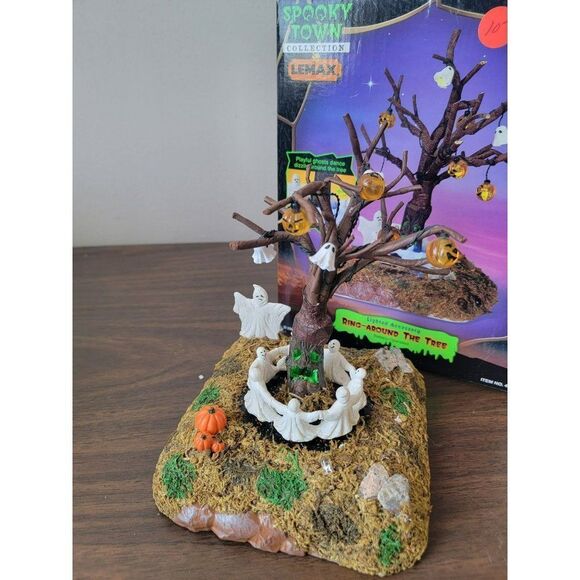 Lemax 2004 ring around the tree AS IS spooky town Halloween Village accessory de - Picture 1 of 6